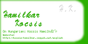 hamilkar kocsis business card
